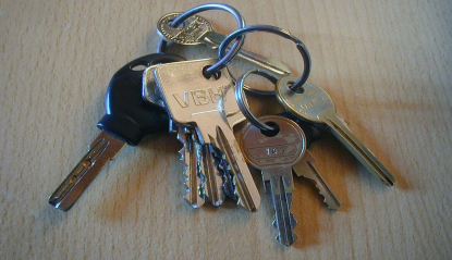 schlüssel einer haustür